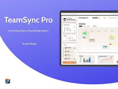 TeamSync Pro (Connecting Teams, Empowering Dreams branding creativeagency designerscommunity designinspiration desktop digitaldesign dribbbleshowandtell firstproject futureofwork productdesign teamcollaboration techinnovation techtrends ui uiinspiration userexperience uxui visualdesign webdesign workspacedesign