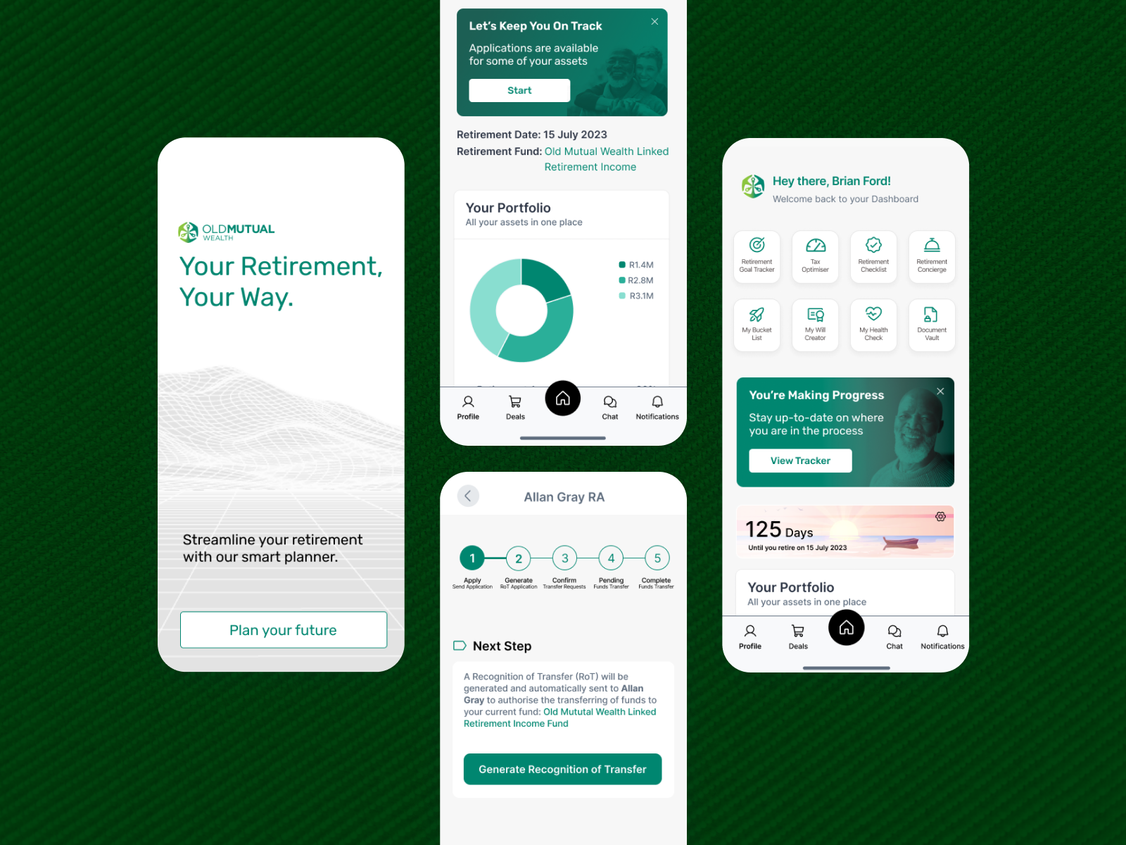 Wealth Portfolio Design Sprint by Sam Multidisciplinary Designer on