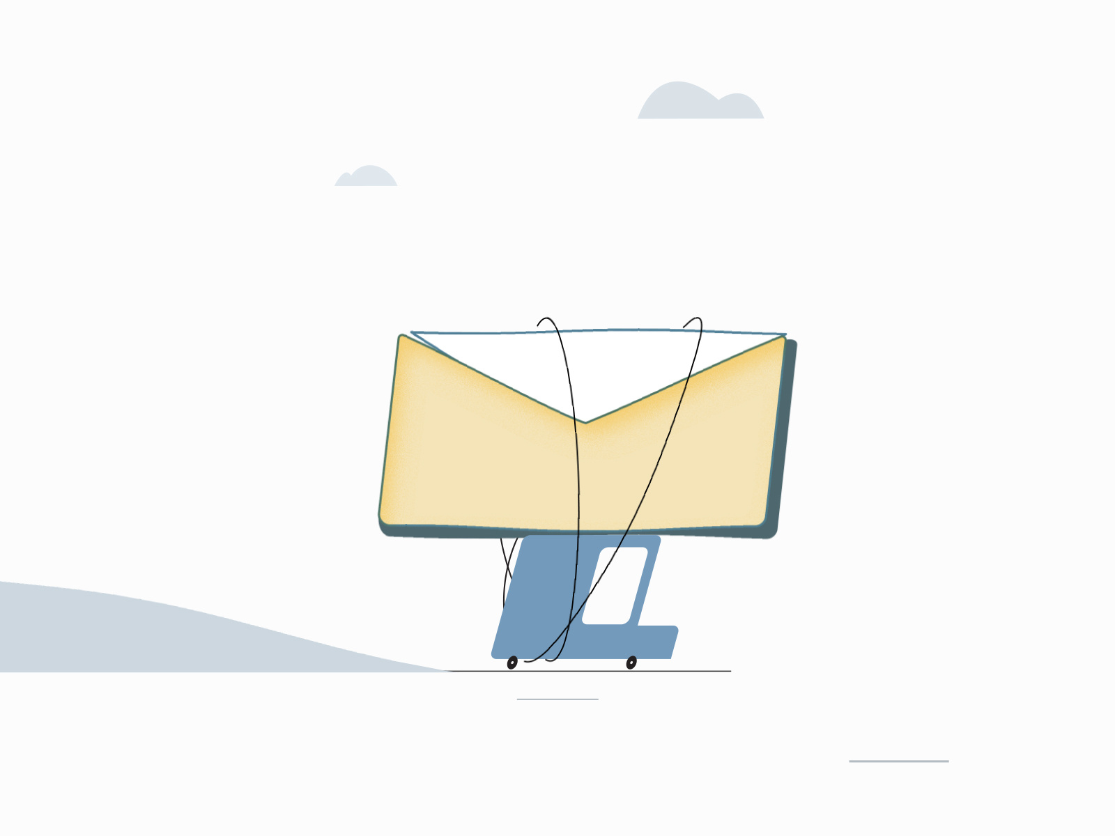 Sending Your Package! after effects animation branding car graphic design motion graphics package phone sending