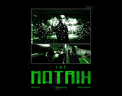 The Matrix : Movie Poster art digitalart graphic design grunge movie poster