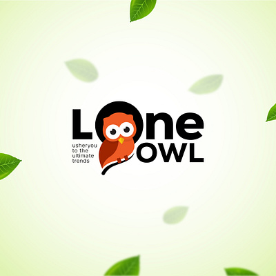lone owl_logo design graphic design logo
