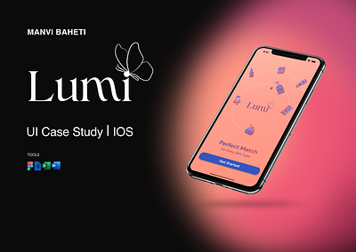 Lumi AI Skincare Application appdesign branding graphic design ui userexperience ux