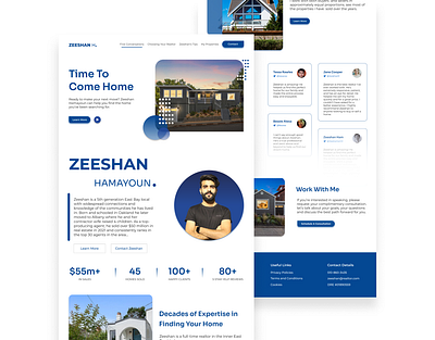 Realtor Portfolio app design landing page landing page design portfolio design real state realtor realtor portfolio responsive design ui ui design ui ux ui ux design ux ux design web design