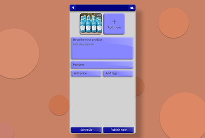 A mobile E-commerce application with blue theme and modern look. 3d 3d design blue blue theme design e com app e commerce figma mobile application modern ui shadow ui ux web web design