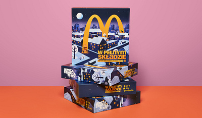 McDonald's Board Game "In Full Squad" board game game design illustration tabletop games