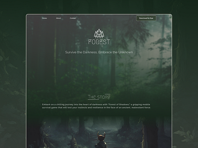 Daily UI #3 Landing Page design game game design landing page mobile game product design ui ui design user experience ux ux design visual design website website design