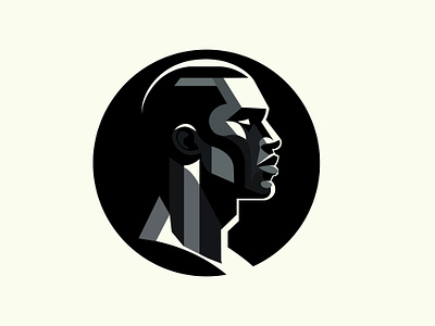 MAN african american black branding design graphic design icon identity illustration logo man marks style symbol ui