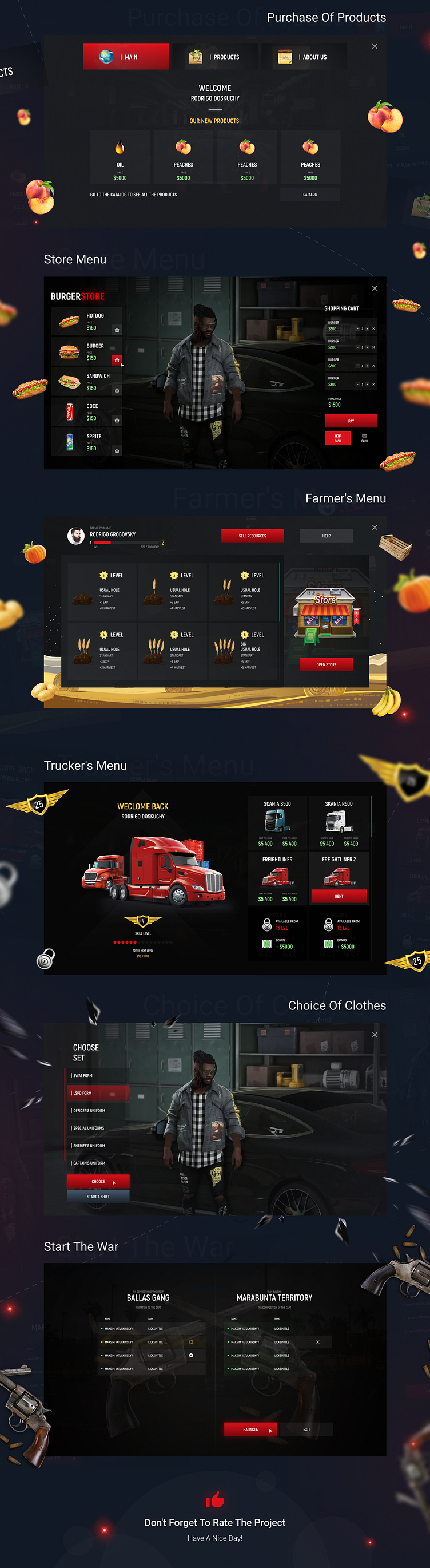 UI / UX INTERFACE by Ivan Dubrovsky on Dribbble