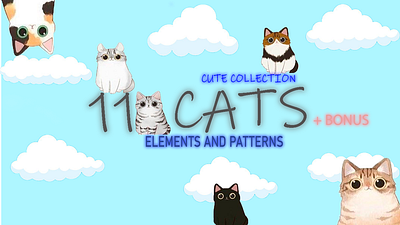 11 Cats \ Cute collection ui