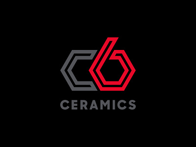 C6 Ceramics Logo 6 branding c cars ceramic coatings ceramics coatings identity logo