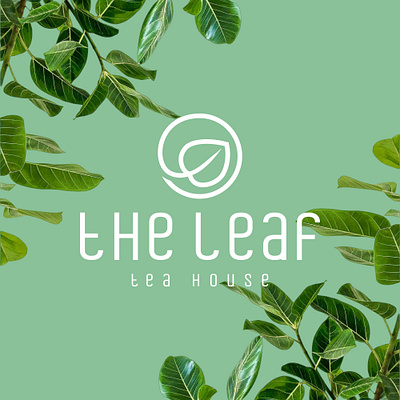 Logo - The Leaf branding design graphic design green house illustration logo tea typography vector