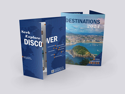 UVA Travel Destinations Catalog graphic design print