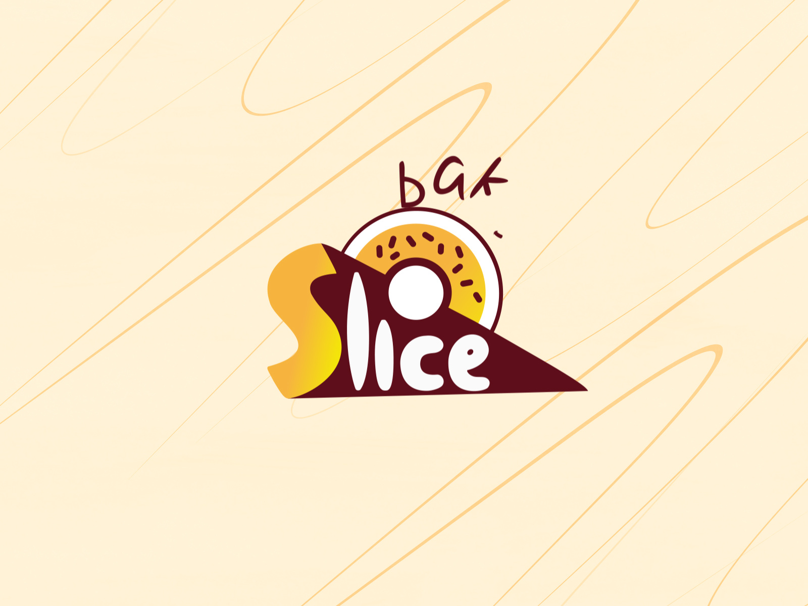 Slice Bakery Logo Animation after effects animation cheesecake confectionery graphic design motion graphics slice