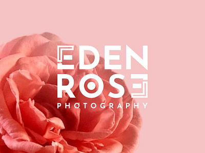 Logo - Eden Rose branding design graphic design illustration logo photo photography rose typography vector