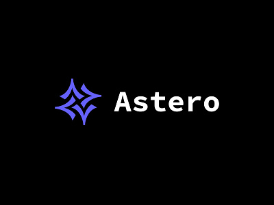 Astero Logo Design a a logo design abstract logo branding letter logo logo design logo designer logotype startup talkashraful visual design