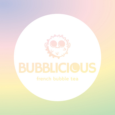 Logo - Bubblicious branding bubble bubble tea design french graphic design illustration logo tea typography vector