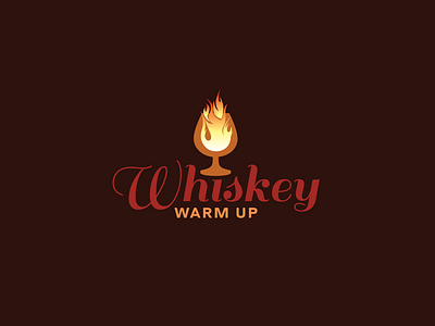 Whiskey Warm Up Logo event graphic design illustration logo whiskey