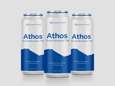 Athos Greek Mountain Tea Label greek greek label greek tea label design tea tea design tea label