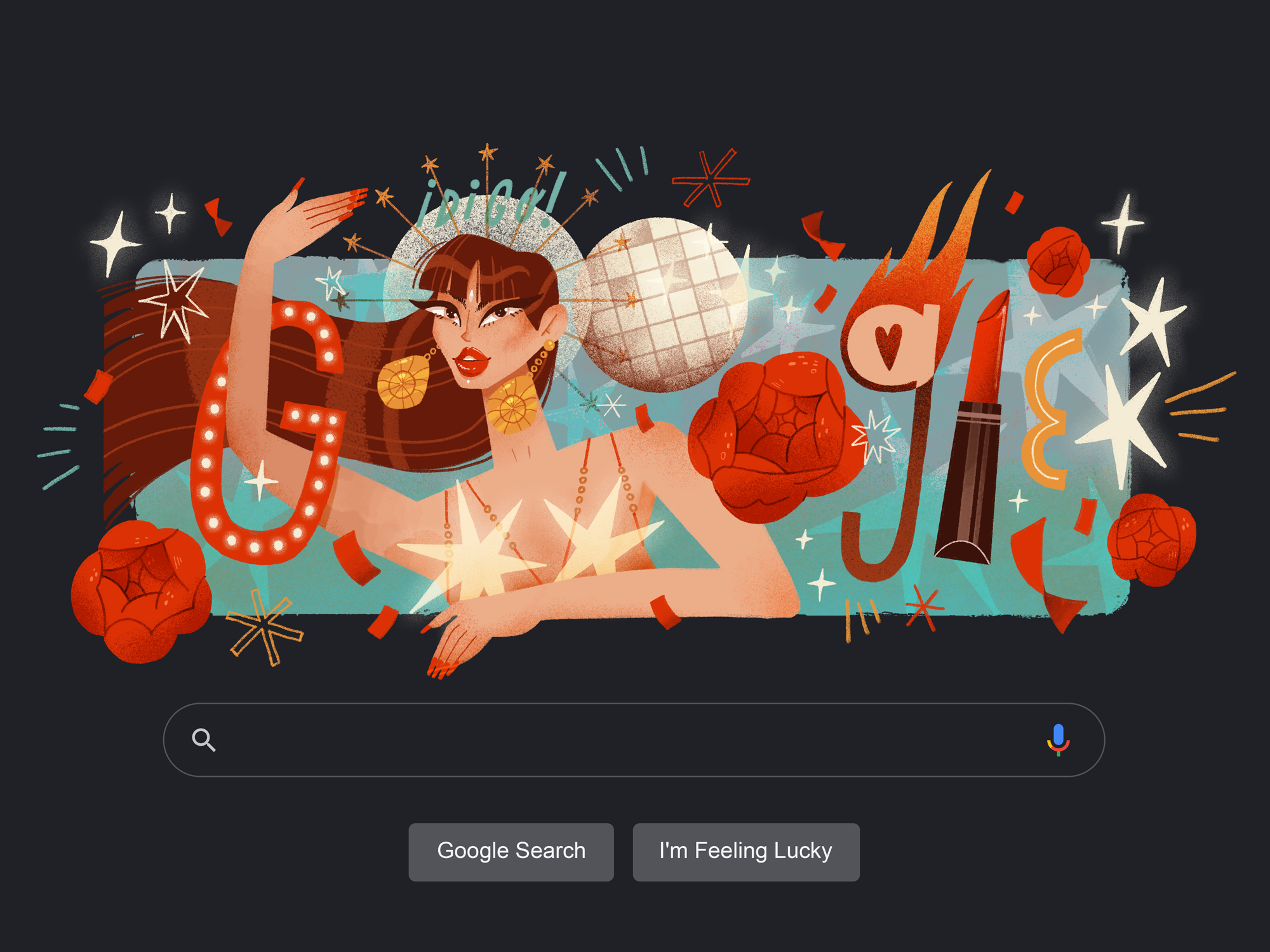 Google Doodle — La Veneno by Doug Rodas on Dribbble