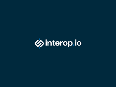 interop.io Logo art direction graphic design logo vector