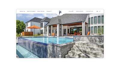 Homes By J. Anthony - Website branding design graphic design home builder north texas web design website xd