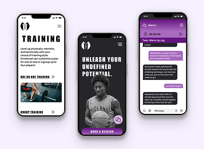 Undefined Basketball Training ai artificialintelligence basketball chatbot design personal training research trainer ui uidesign ux uxdesign uxresearch uxresearcher