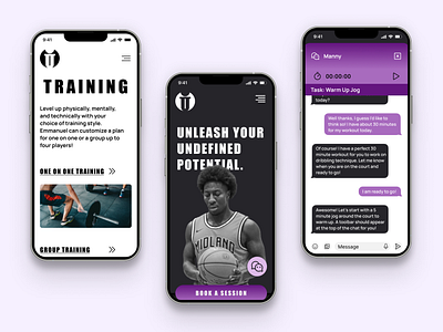 Undefined Basketball Training ai artificialintelligence basketball chatbot design personal training research trainer ui uidesign ux uxdesign uxresearch uxresearcher