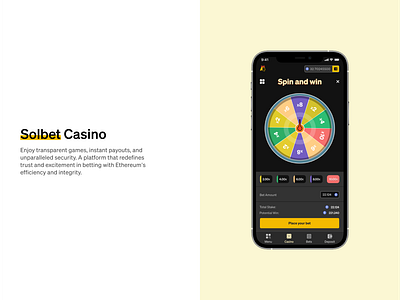 Solbet Casino betting casino design product design project solbet ui ux