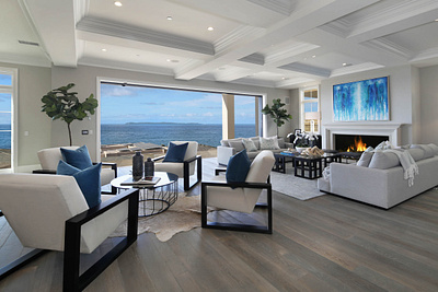 The Strand-Coastal Contemporary home staging interior decorating staging