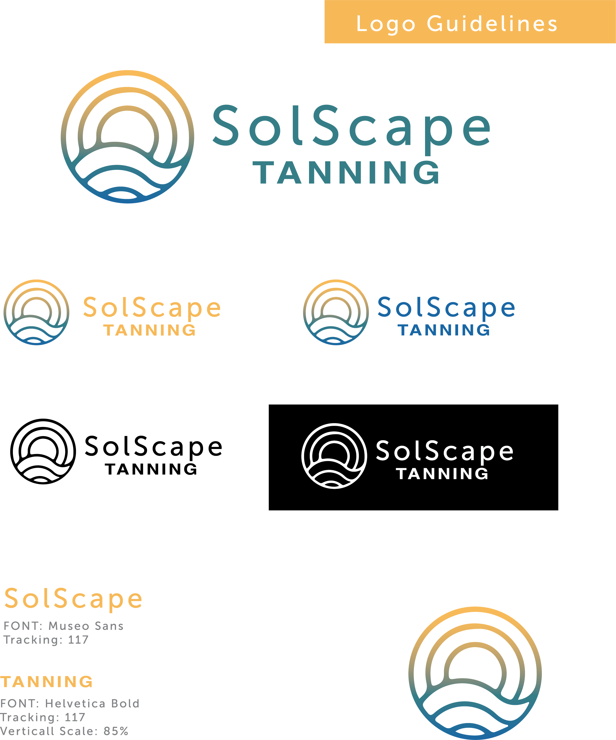 SolScape Logo Rebuild branding graphic design identity logo