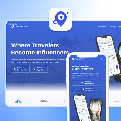 WanderSeat Website Showcase app branding design graphic design ux