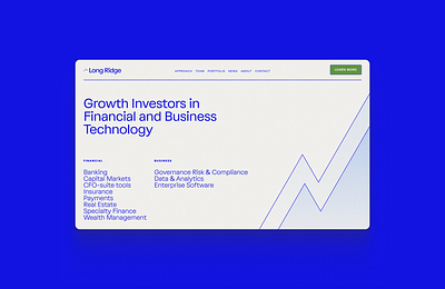 Long Ridge – Hero Section Redesign Concept design herosection ui webdesign website