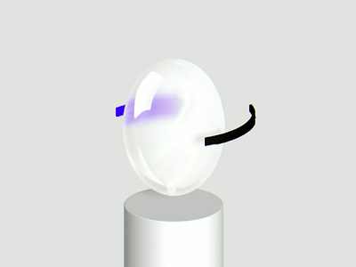 Glitch Egg 3d animation egg glitch motion graphics spline web