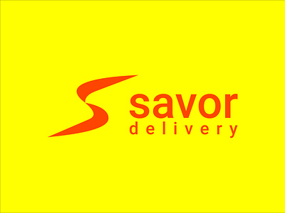 Savor delivery bold branding brandingidentity deliveryappp dynamic fast food fresh graphic design icon logo logodesign logodesigner logoinspiration logotype mark quality simple