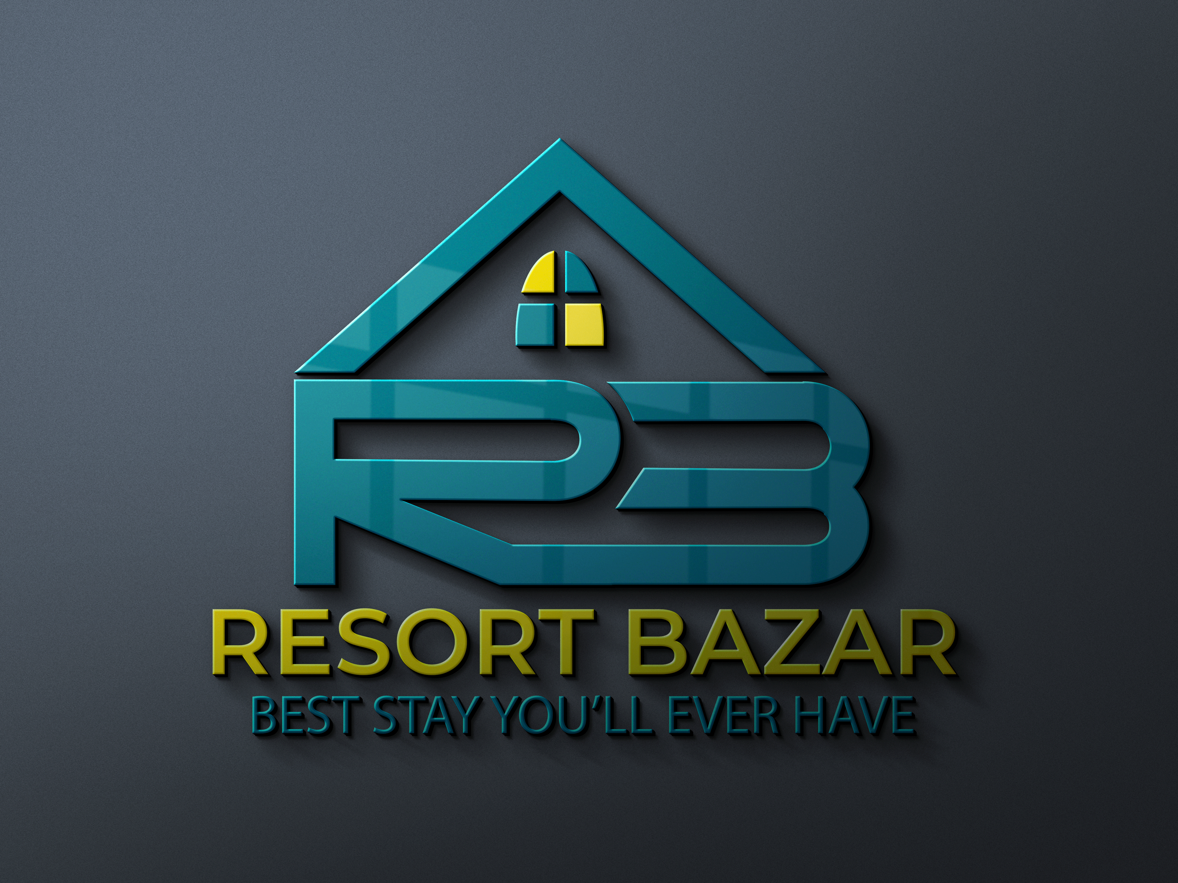 Resort travel agency logo travel scene