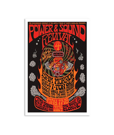 Power & Sound Revival Elon, NC May 17-18 2024 Poster