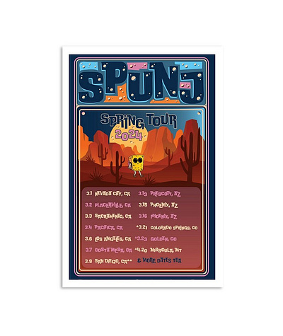 Spunj Spring Tour 2024 Poster