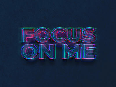 Focus on Me design graphic design illustration typography