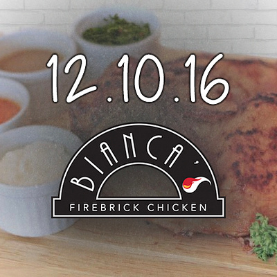 Teaser : Bianca's Firebrick Chicken Restaurant branding design facebook graphic design instagram logo social media