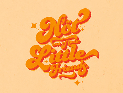 Mama Knows Best 3d illustration typography