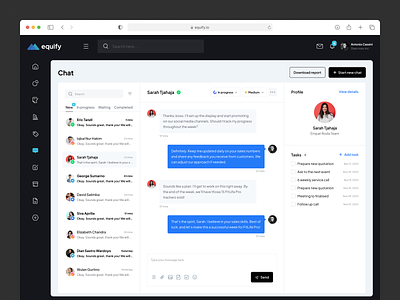 CRM Dashboard Omnichannel Chat admin admin dashboard admin panel chat crm crm software dashboard design hr admin hr dashboard hr saas hr software management message omnichannel saas task ui ux website