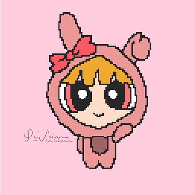 blossom pixel art illustration pixel art