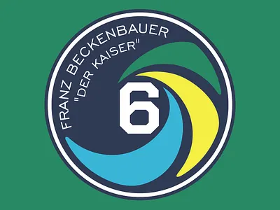 Franz Beckenbauer - New York Cosmos 6 brand branding cosmos design football graphic design identity illustration logo nasl newyork soccer sport ui visual
