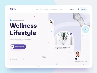 Healthcare Website clinic consulation doctor figma figma design header health health care home page hospital medical care medical website online care service telemedicine ui web design web page