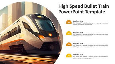 High Speed Bullet Train PowerPoint Template creative powerpoint templates kridha graphics powerpoint design powerpoint presentation powerpoint presentation slides powerpoint templates presentation design presentation template