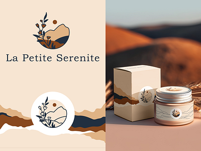 La Petite Serenite Logo branding graphic design logo vector