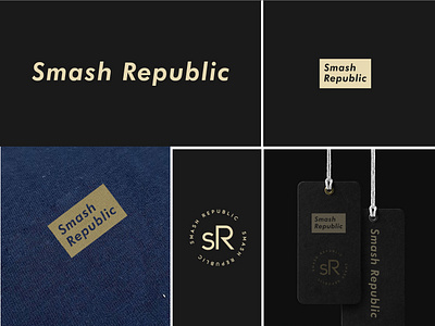 Smash Republic Clothing Brand logo design brand design brand identity branding clothing brand color desginer fashion feminine graphic design logo logo design logo designer logo folio logo inspiration logo maker logodesign logos typography underwear branding usa designer