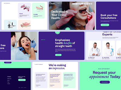 Dental Website animation dental dental care dental care website dental care website design dental clinic dental clinic website dental health dental landing page dental services dental website dental website design dentist website dentistry oral health oral health website orthodontics website web design website website design