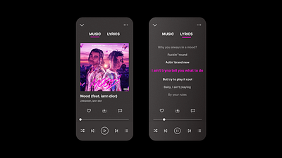 Daily UI #009 - Music Player app dailyui mobile music musicplayer player ui ux