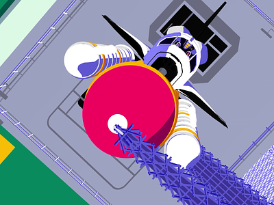 Example for Hybrid 2D/3D Animation. 2d 2danimation 3d 3danimation animation art astronaut character characterdesignvideo explainer explainer video interior launch ride rocket rocket launch video